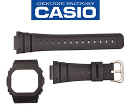 Genuine Casio G-Shock GWB-5600AR-1 Black Watch Band &amp; Black Bezel Rubber... - $888.58 MXN