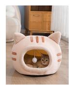 Cat Head Pet Nest house bed/plush pet cave pet nest - £19.60 GBP