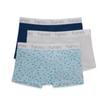 Hanes Originals Ultimate Cotton Stretch Women’s Boyshort Underwear , 3-P... - £16.44 GBP