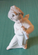 Lladro - Angel With Flute - 4540 - Matte Finish - No Box - Very Good Condition! - £32.16 GBP