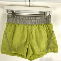 Joe Fresh Athletic Shorts with Built In Pantie Yellow Gray Drawstring Wa... - $17.29