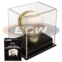 BCW Acrilico Oro Guanto Baseball Display Custodia - £13.16 GBP