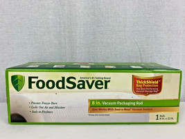 FoodSaver 1 Roll T01-00029-010 Make Custom Size Bags New Sealed Box 8" x 22' - $19.79