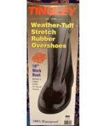 Tingley 10-inch Weather Tuff Rubber Overshoes Work Boots Size 8 - 9 1/2 ... - $24.63