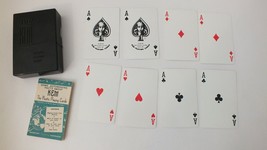 Vintage Playing Cards Kem Pinochle Deck 1946 Dated. Very Nice. Missing 1 Card - £7.19 GBP