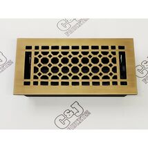 Signature Hardware 426041 Honeycomb Brass Floor Register - Antique Brass - $23.90