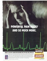 1996 Bayer Print Ad Aspirin Health and beauty 8.5&quot; x 11&quot; - £15.43 GBP