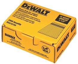 Dewalt DCA16150 1-1/2in. 16 Gauge 20 Degree Angled Finish Nail 2,500/Box... - £41.67 GBP