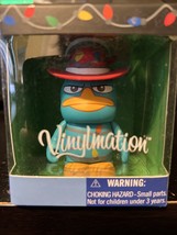 Disney Vinylmation 3&quot; Perry Platypus Phineas and Ferb Agent P Christmas Holiday - £22.51 GBP