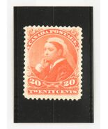 1893 Canada Vingt Centimes Tampon,Queen Victoria &quot; Veuve Herbe &quot;,Mint,Og... - $2,926.56 CAD