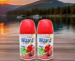 ( LOT 2 ) APPLE CINNAMON Automatic Spray Refill Glade &amp;more Dispensers - $12.86