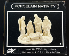 Albert Price Products One Piece Porcelain Nativity Scene Stock No. 8077C - $6.97