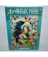 Master Pieces #70327 1000 Pc Jigsaw Art Mosaic Puzzle &quot;Indian Chief&quot; Sealed - £9.34 GBP