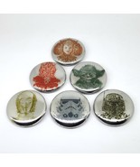 Star Wars Identities The Exhibition Button Pin Badge Set Of 6 - £47.88 GBP