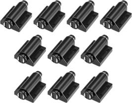 Uxcell Touch Catch Magnetic Press Latch for Cabinet Door Cupboard Drawers Black  - £18.56 GBP