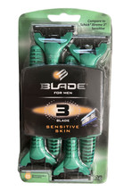 Blade for Men 3 Blade Sensitive Skin 8 Disposable Razors - $13.85