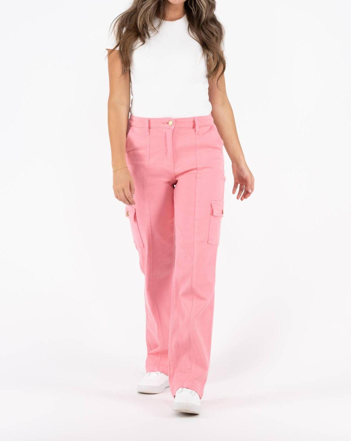 Judy Blue The Rowan High-Rise Garment Dyed Straight Leg Cargo Denim Size 13 - $39.60
