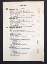 Kodak Brownies Camera &amp; Lens Price List 1941 Photography Ephemera - £9.40 GBP