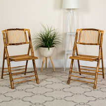 Bamboo Folding Chair X-62111-BAM-GG - £61.28 GBP