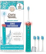 Guru Nanda-pressure sensor sonic toothbrush- 3pk replacement heads included - $303.93 MXN