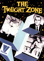 The Twilight Zone 5x7 inch real photo Rod Serling with logo &amp; 2 episode pics - £4.52 GBP
