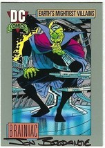 Jon Bogdanove SIGNED DC 1991 Superman Man of Steel Art Card ~ Brainiac - £5.56 GBP