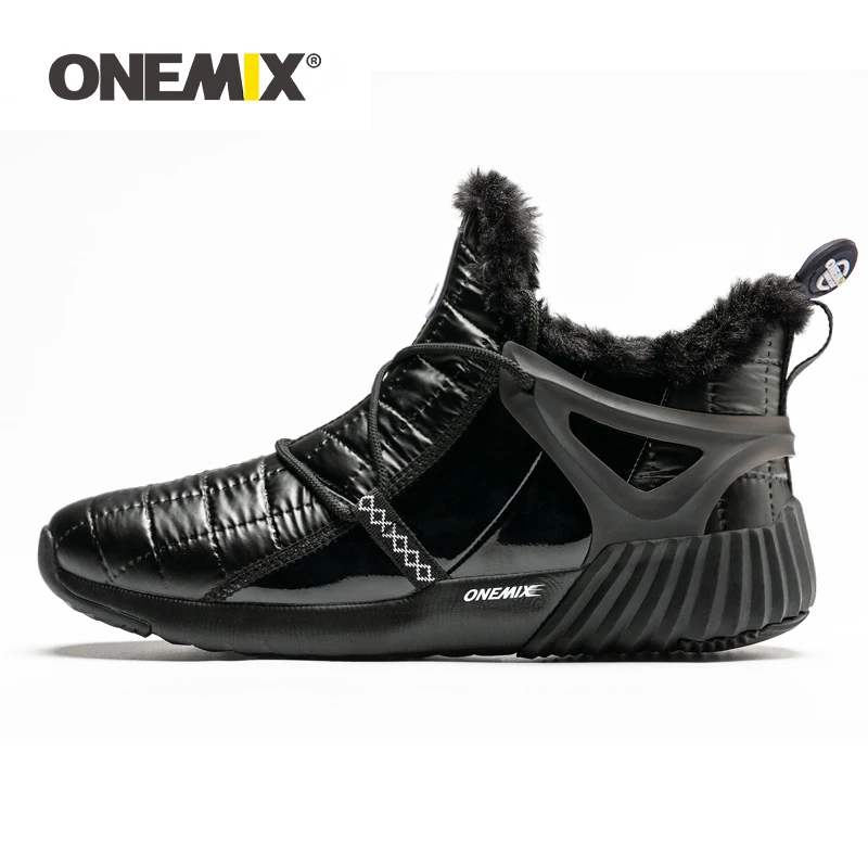 Best Sneakers ONEMIX Men&#39;s Running Shoes Winter Men Trainers Outdoor Athletic Sl - £81.83 GBP