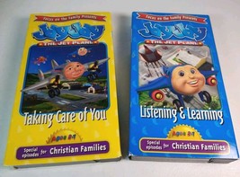 Lot of 2 Jay Jay the Jet Plane VHS Vintage HTF OOP Focus On The Family Videos - $14.70