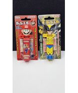 Vintage KLIK 2002 Wolverine And 2004 Mario Candy Dispensers Unopened  - $4.94