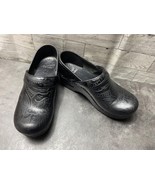 Dansko Clogs Women 5.5Tooled Shoes Black Patent Slip On Work Professiona... - $360.37 MXN