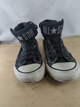 Black All Star High Top Converse Size 4.5 - £23.66 GBP