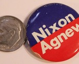 Nixon Agnew Pinback Button Political Richard Nixon President Vintage Red... - £4.72 GBP