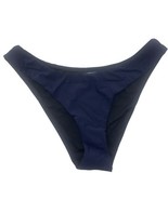 J Crew Curved Waist Bikini Bottom Navy Blue Cheeky Size Medium BC125 New - €10,30 EUR
