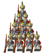 The Napoleonic Wars Spanish Cuirassiers Infantry Army 10 Minifigure Set - $377.90 MXN