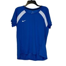 Nike Dri Fit Colorblock Athletic T-Shirt Crewneck Mesh Tee Swoosh Logo XL Women - £15.02 GBP