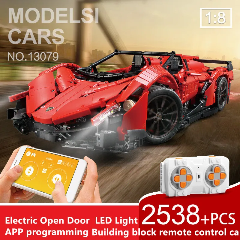 New Building Blocks 2.4G RC Car Roadster With Electric function APP voice - £296.85 GBP