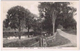 Postcard Green River Road South Williamstown Massachusetts HL Bemis Publisher - £3.90 GBP