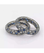 Ring Size: 7 - Starry Night Ring With Sapphire Crystals - $88.88 CAD
