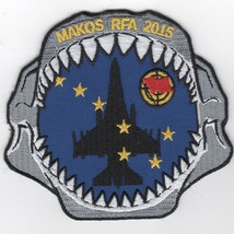 USAF AIR FORCE 93RD FS 2015 RED FLAG MAKOS RFA VEGAS EMBROIDERED JACKET ... - £27.51 GBP