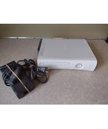Microsoft Xbox 360 60GB Video Game Console & Power Cords White Tested Working - $65.44