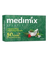 3 x Medimix Ayurvedic Ayurveda Classic 18 Herbs Soap 125gm Bathing Soap Bar - £11.96 GBP