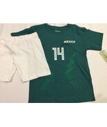 2025 MEXICO SOCCER FIFA WORLD CUP #14 CHICHARITO SHORTS &amp; SHIRT JERSEY B... - $44.61 CAD