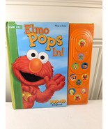 Sesame Street ELMO POPS IN! POP UP SONG BOOK Play-a-song music pop-up WORKS - $40.00