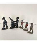 WWI toy Soldiers lot unidentified unmarked lead - $395.60 MXN