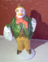 Lemax Newspaper  Christmas  Man December Issue Bisque 1993 Vintage Figurine - $17.77
