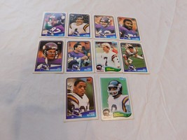 Lot of 10 Football Trading Cards NFL Minnesota Vikings Leo Lewis Chuck N... - $29.69