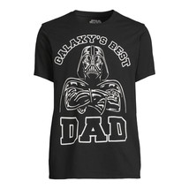 Star Wars Darth Vader The Best Dad Apparel Men&#39;s Graphic T-Shirt, Black Size Med - $16.82