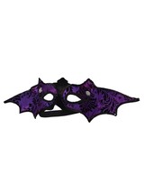 Purple Black Bat Large Halloween Dress Up Mask - $209.06 MXN