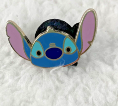 Walt Disney Pin Stitch Head Official Parks Enamel Trading Label 2006 Collectible - £7.02 GBP