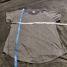 Tek Gear Dry Tek Women’s Workout Shirt Size L Moisture Wicking Grey - £7.87 GBP